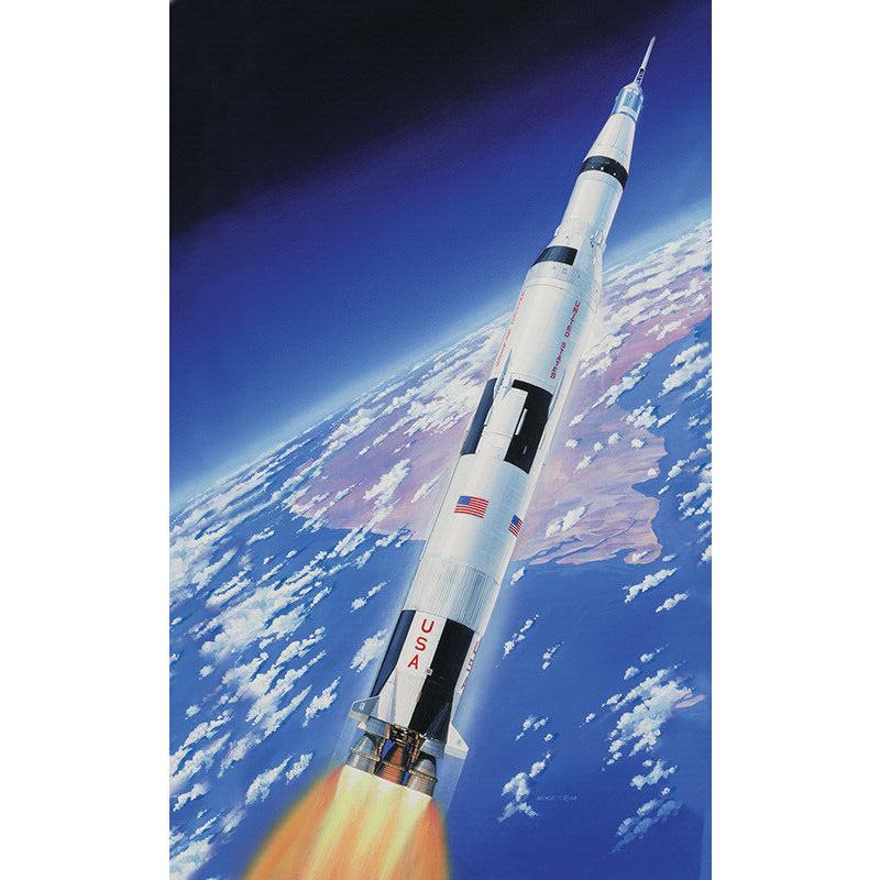 A11170 Сборная модель космического корабля Apollo Saturn V 50th Anniversary of 1st Manned Moon Landing Airfix