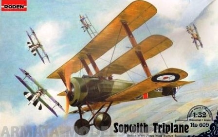 Rod609 Самолёт Sopwith Triplane Roden
