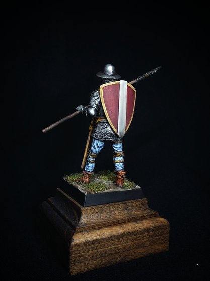 207ТБ ВИМ, пеший генуэзец с мечом, 54 мм Три Богатыря