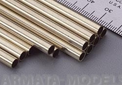 KS815035 Тонкостенная латунная трубка 0,8 мм, 1 шт