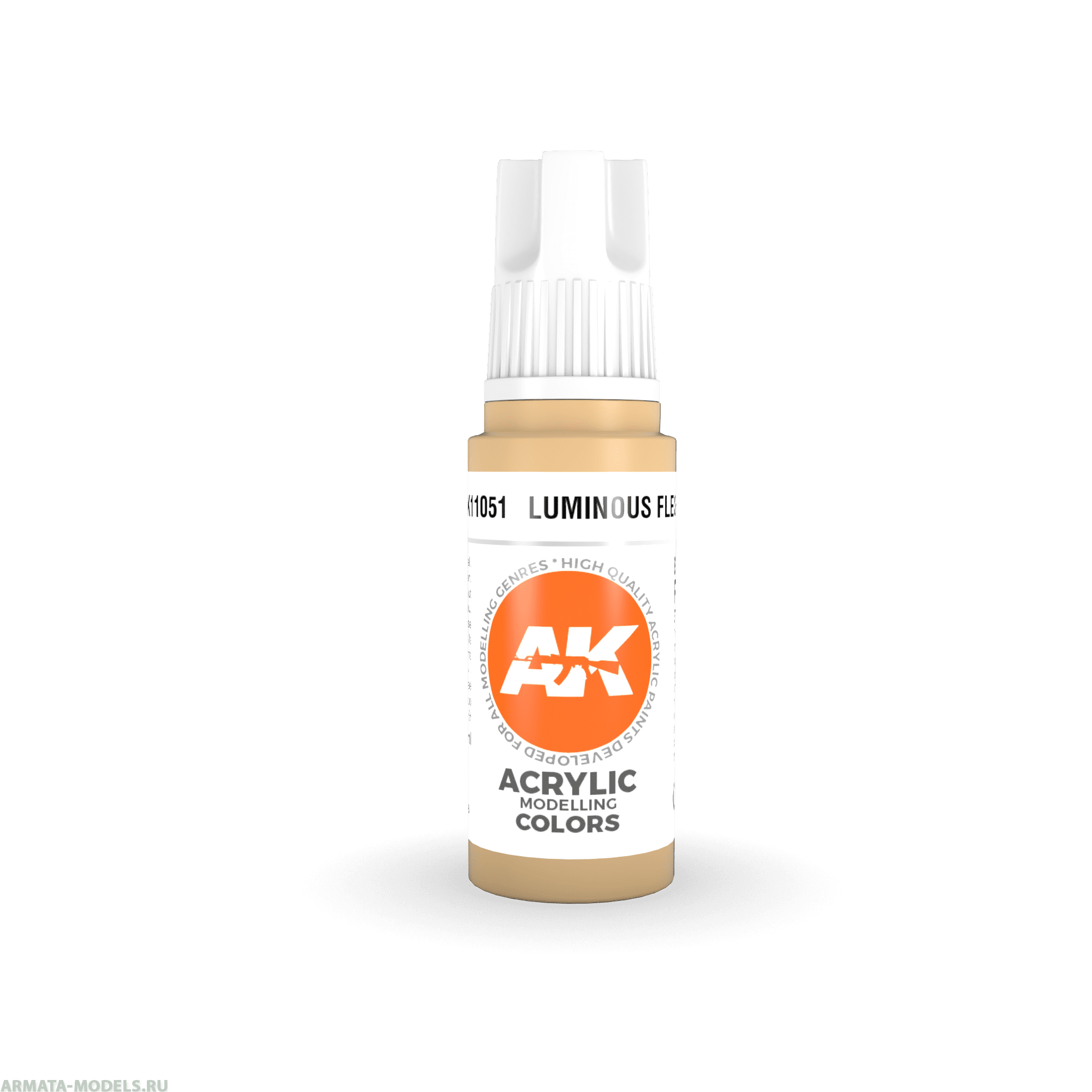 AK11051 Краска акриловая Luminous Flesh 17ml