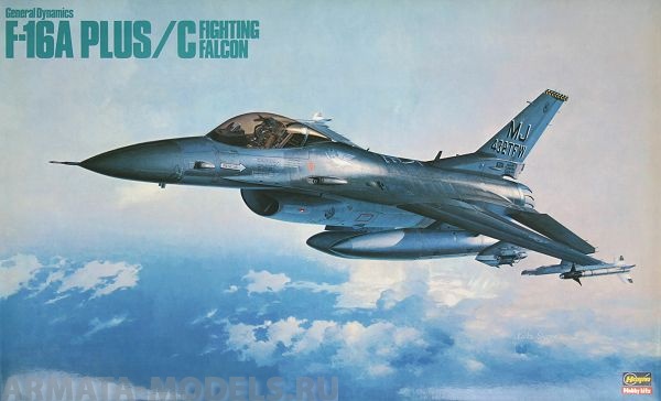 08025 Самолет F-16A plus/C Fighting Falcon Hasegawa