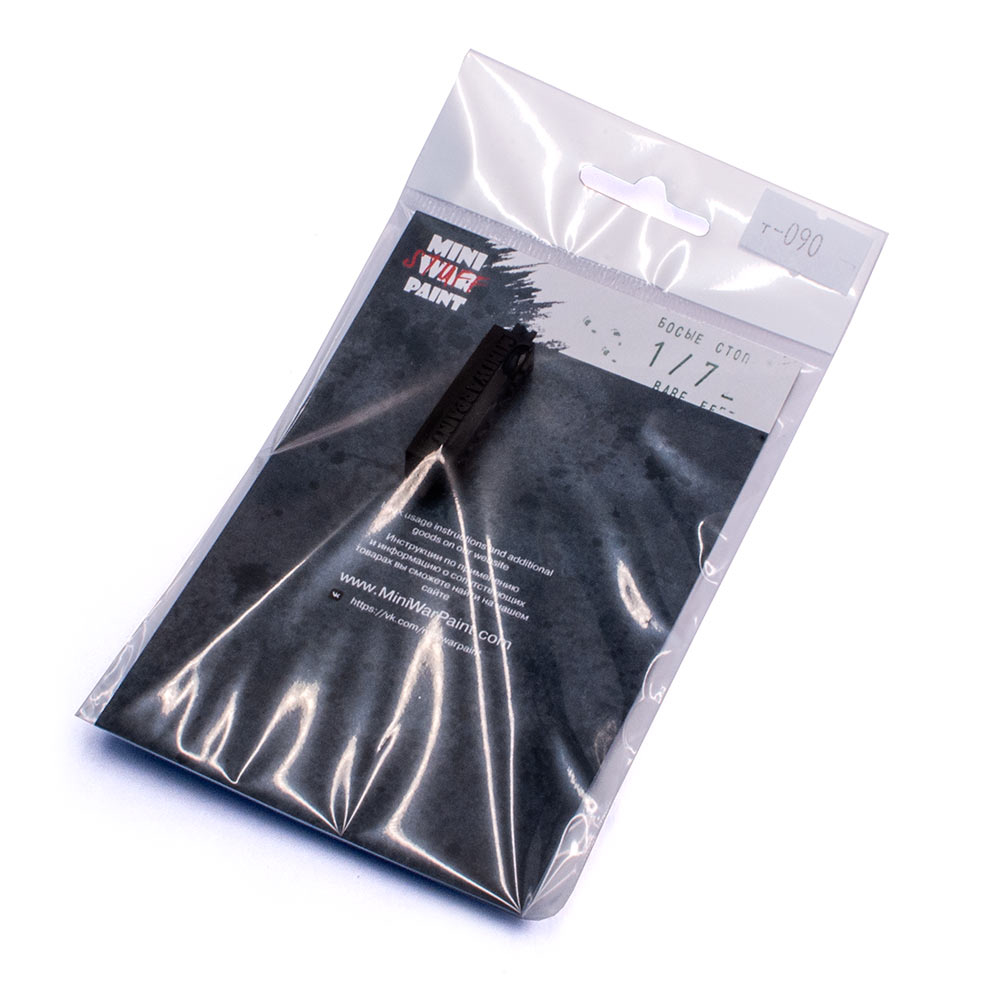 T-090 Штамп Босые Стопы, размер ХS