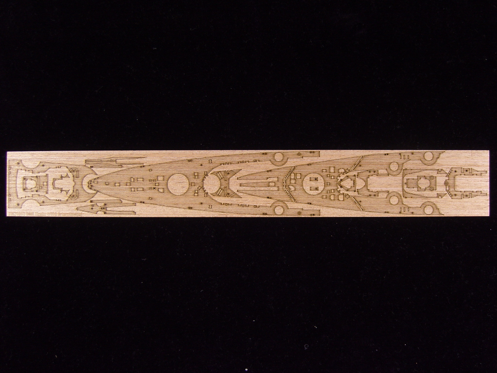 AW20065 Деревянная палуба для DKM Tirpitz