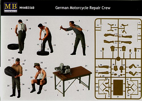 MB3560 Немецкая моторемонтная бригада Master Box (MB)