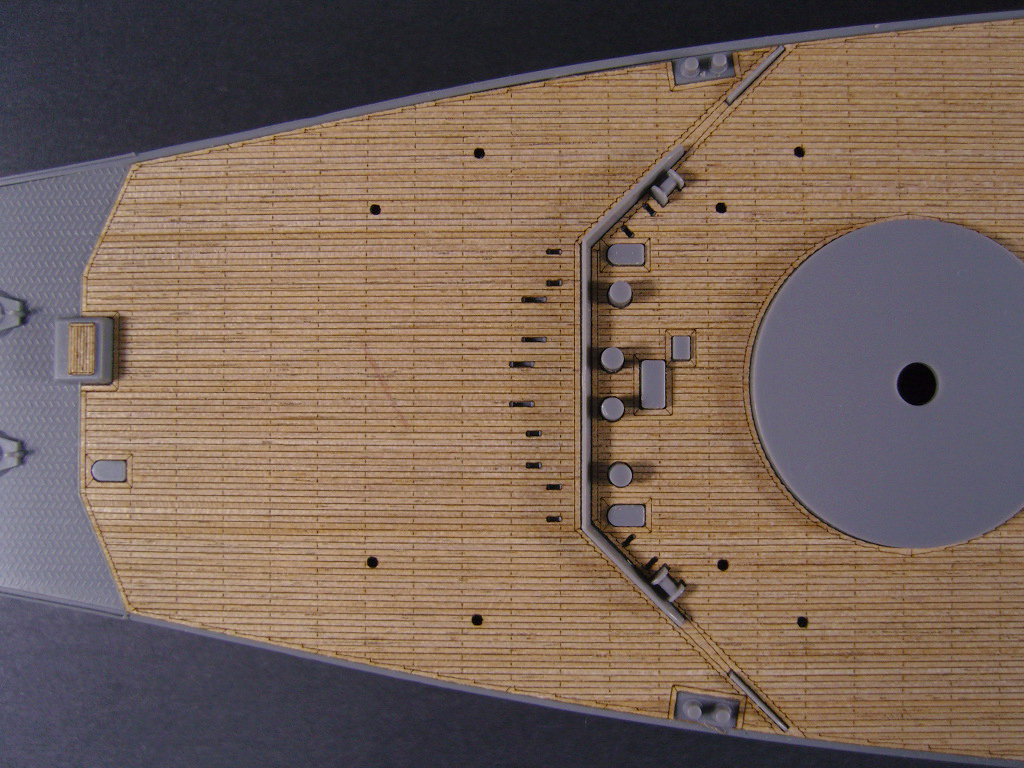 AW10076 Деревянная палуба для IJN Yamato