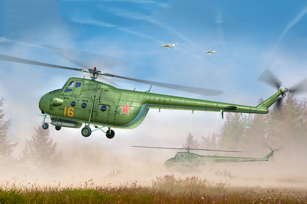 05817P Вертолет Mi-4A Hound Trumpeter