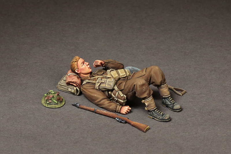 35136SOGA British infantryman at rest. SOGA Miniatures