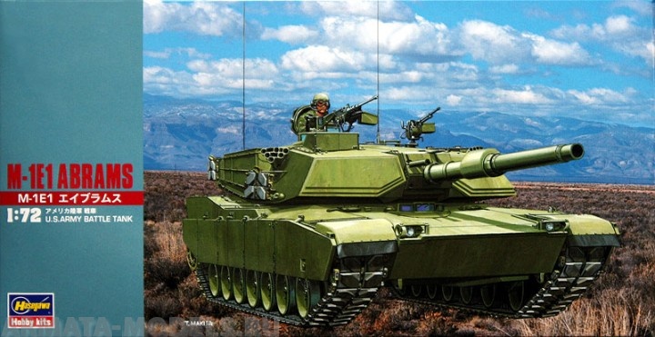 31135 Танк M-1E1 ABRAMS Hasegawa