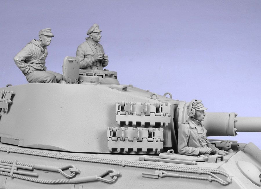 Т-35003 Немецкий танковый экипаж, зима 1944-45 гг (3) Tank