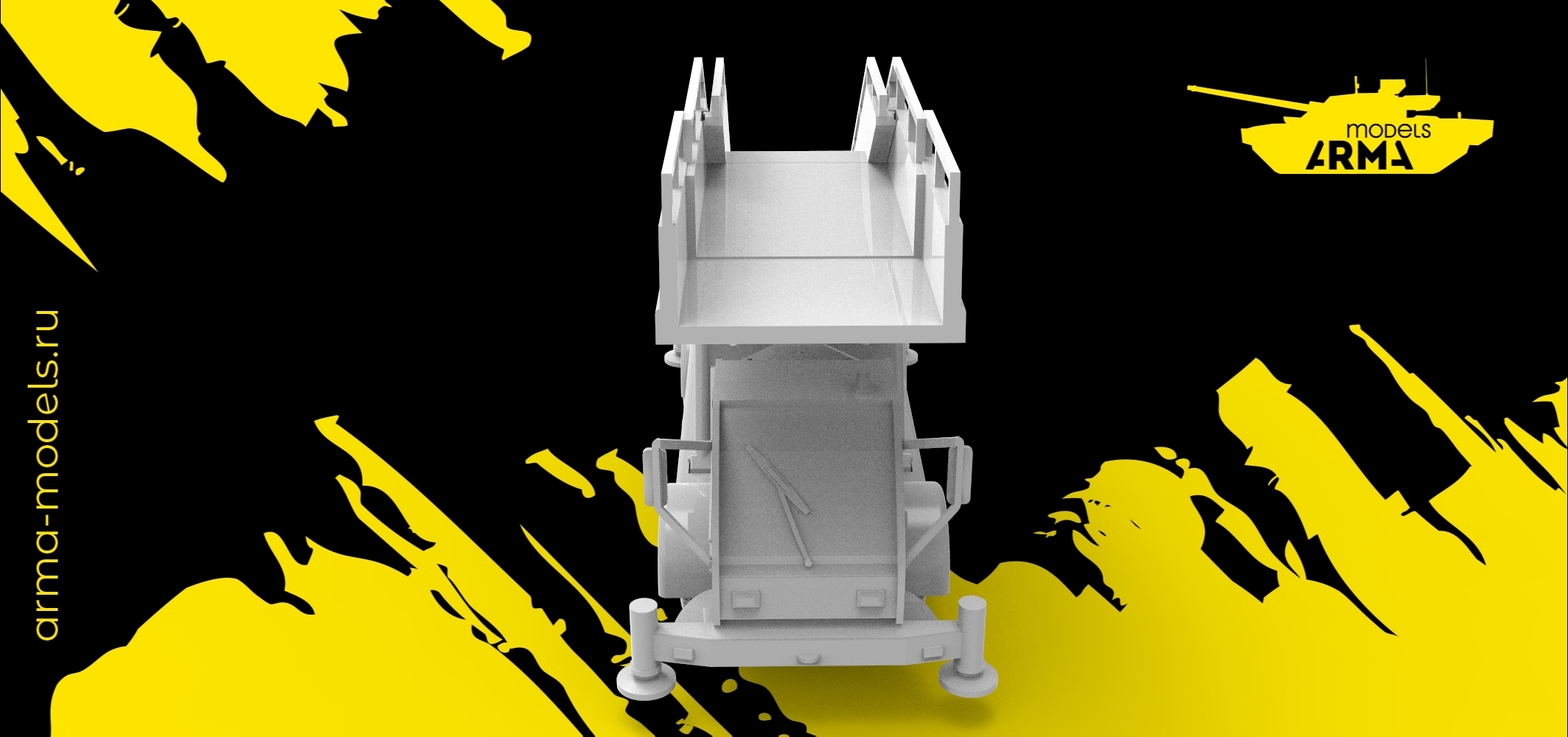 AM14440 Самоходный пассажирский трап опущенный ТТА-С Arma Models