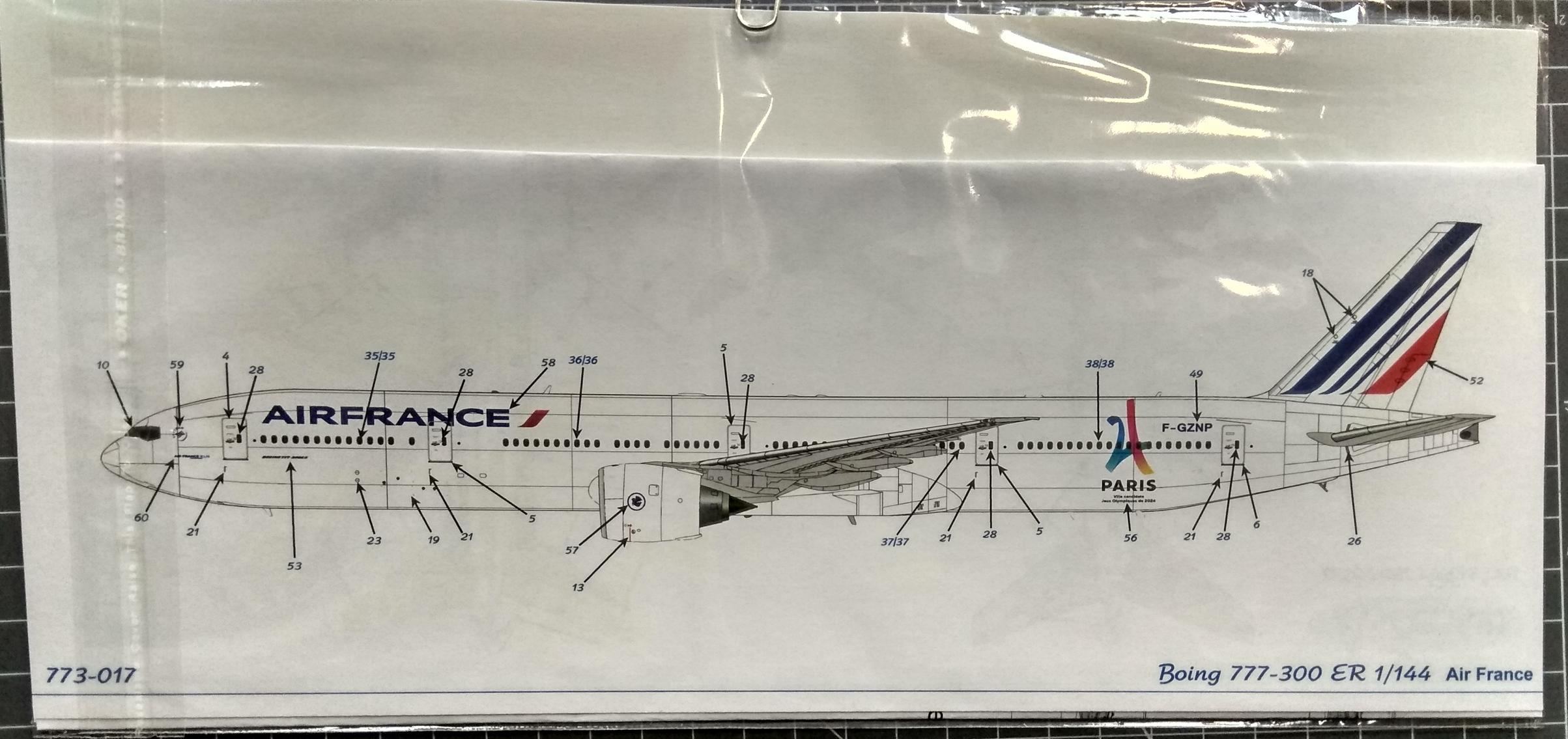 773-017 Boeing 777-300ER Air France