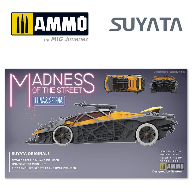 MS001 Сборная модель Madness of the Streets - Luna & Selena Suyata