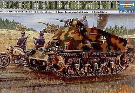 00355 Танк German 38(H) Conductor voiture Trumpeter