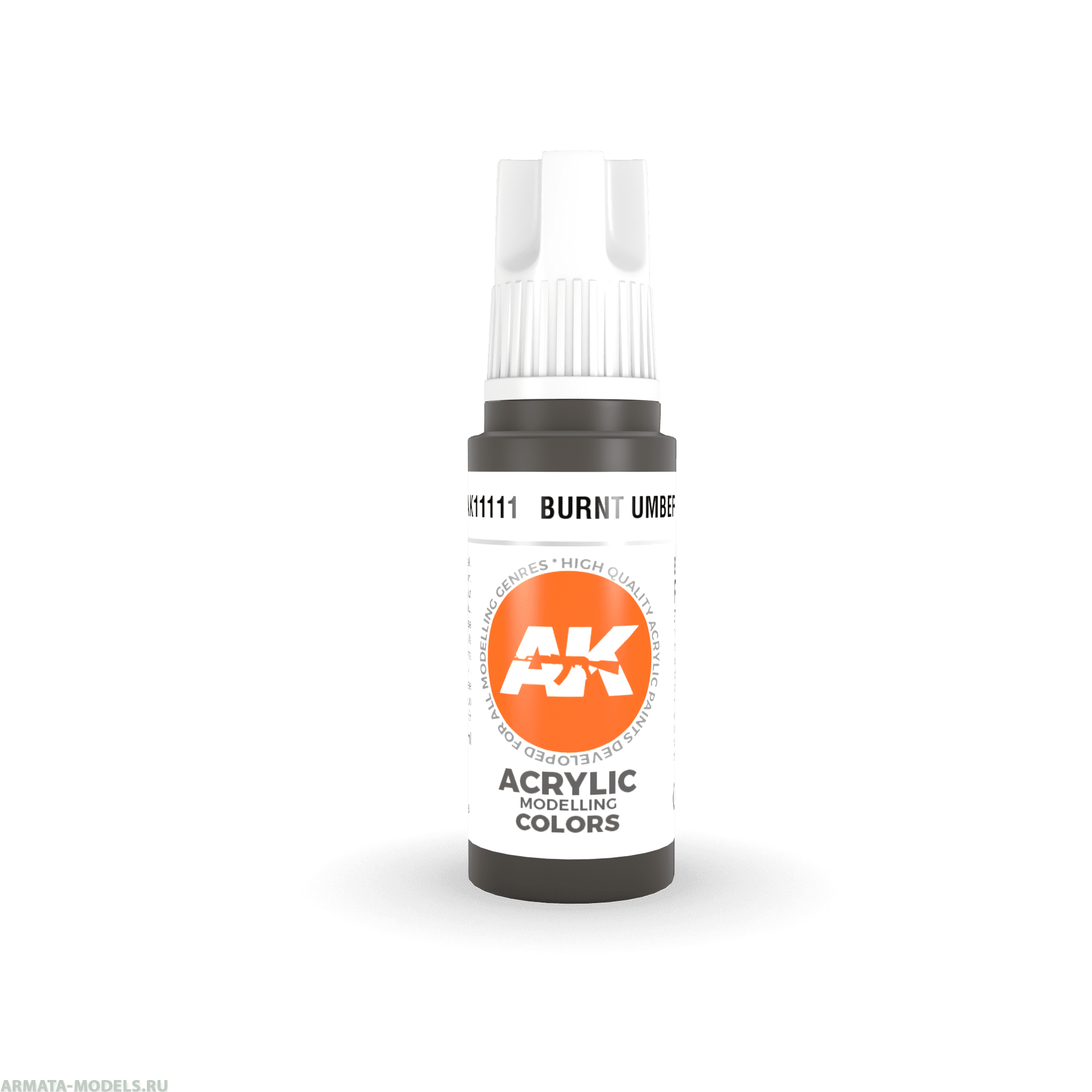 AK11111 Краска акриловая Burnt Umber 17ml