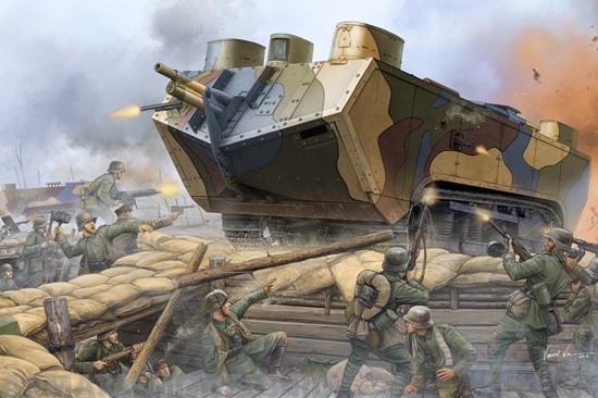 83858HB French Saint-Chamond Heavy Tank - Early Hobby Boss