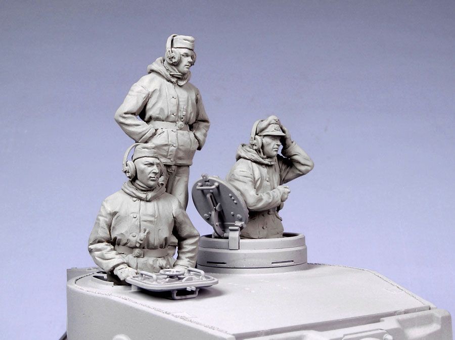 Т-35072 Немецкие танкисты на ТИГР (зима 1943-45 гг) (3) Tank