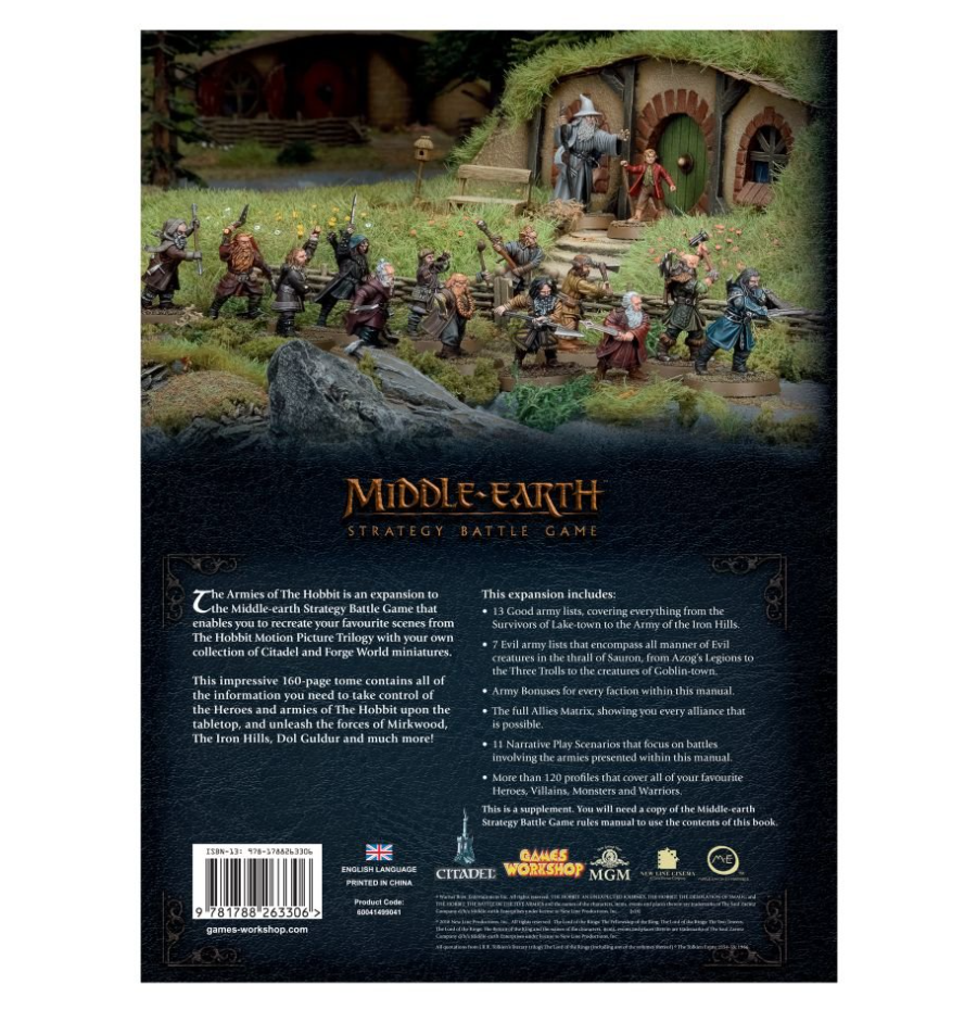 300-06-60GW Книга Средиземье: Армии Хоббита (англ.) (Middle-earth Strategy Battle Game: Armies of The Hobbit (Eng))