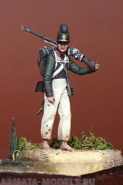 5431SOGA Fusiler of the light battalion. Bavaria. 1812 year. SOGA Miniatures