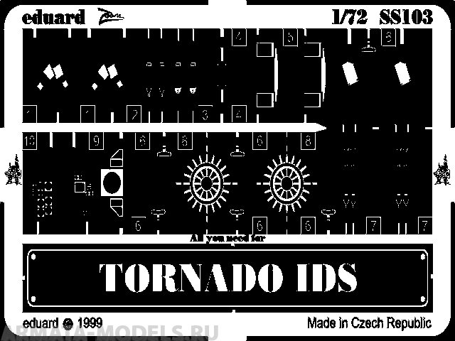 SS103 Фототравление Tornado IDS/GR. MK.1 for Revell kit (Eduard) 1/72