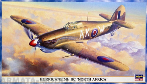 09544 Самолет Hurricane Mk IIC Hasegawa