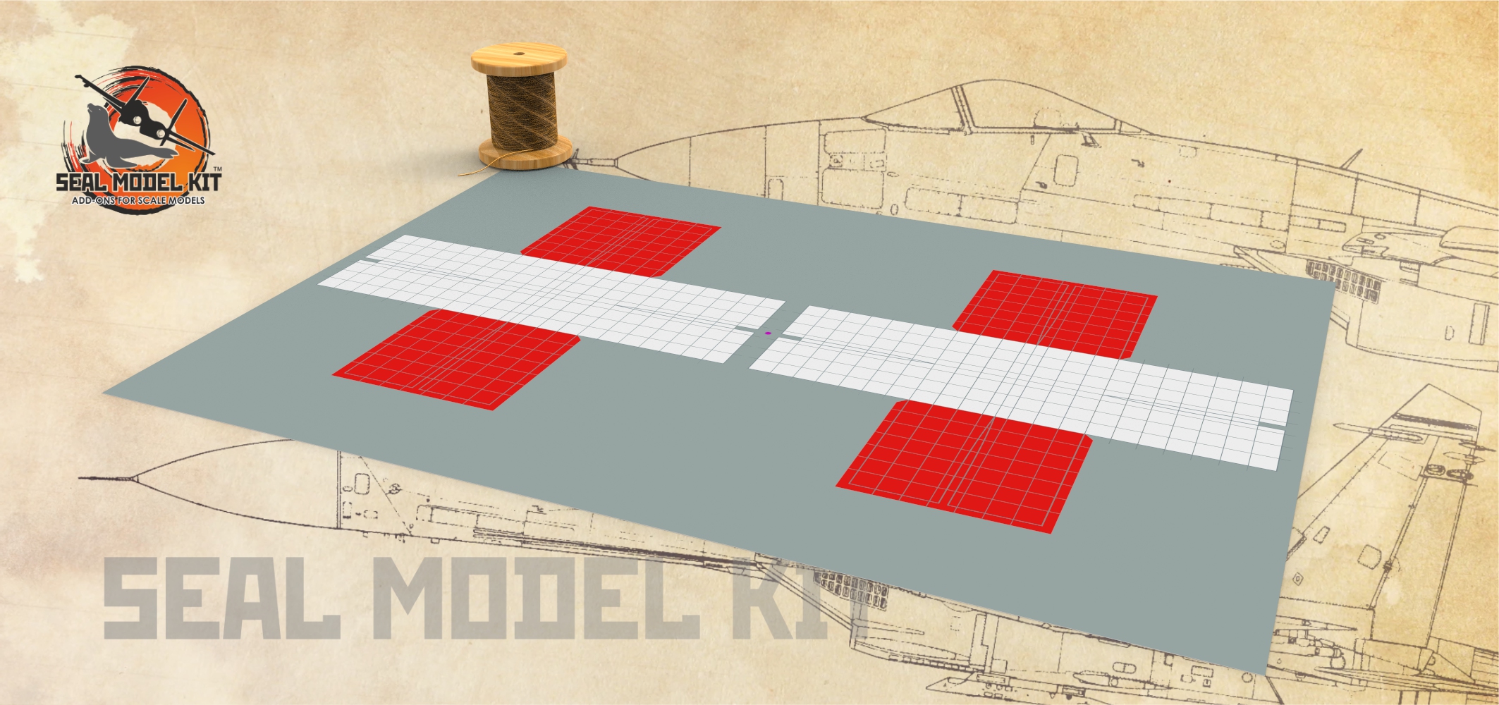 smk72011 Набор для создания тормозных парашютов для миг-25, 1/72