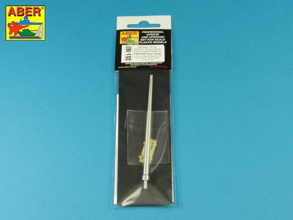 ABR-35-L-167  Дополнения для  German 7,5cmKwK42L/70 gun barrel without muzzle brake for Panther Ausf. A/D/G or Panther II универсальный набор 1/35