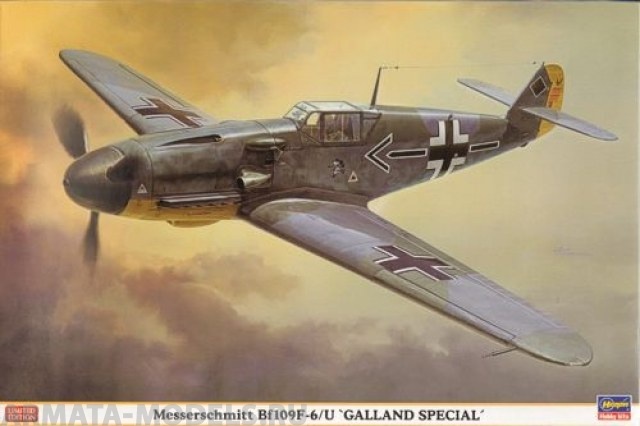 08214 Самолет Bf109F-6/U GALLAND SP Hasegawa