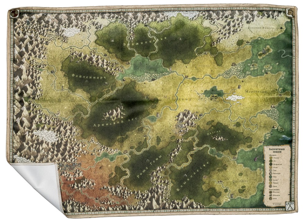 STFLFL09ST Запретные Земли: Карта Запретных земель (ткань)