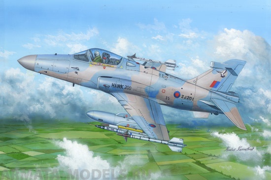 81737  Самолет Hawk  MK.200/208/209 1/48 Hobby Boss