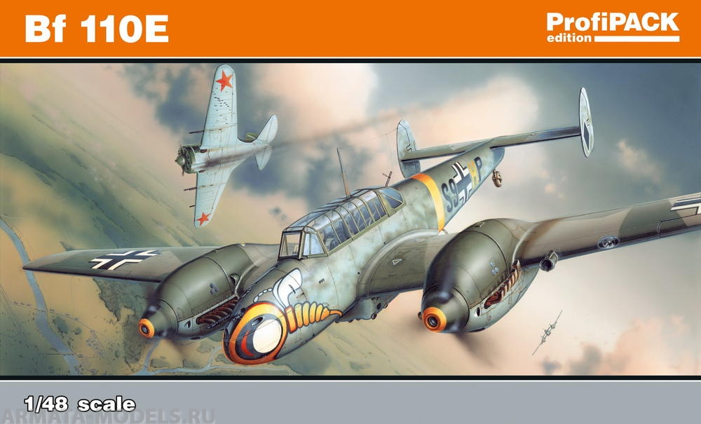8203 Самолет Bf-110Е EDUARD