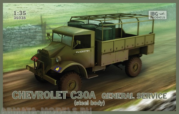 IBG35038 Грузовик Chevrolet C30A General service steel body IBG models