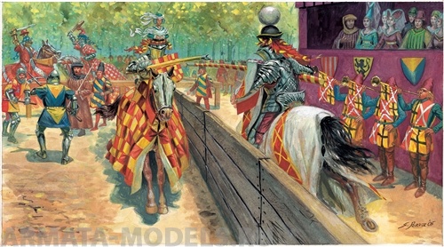6108ИТ Игра Medieval Tournament Italeri