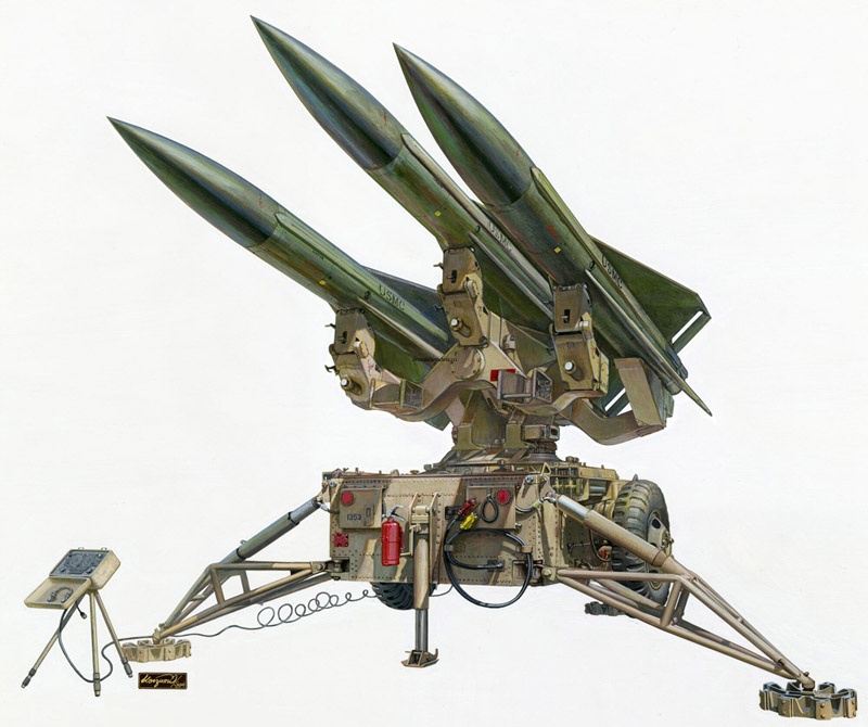 AF35283 ЗРК US Mim-23 Hawk Homing All The Way Killer (AFV CLUB) 1/35