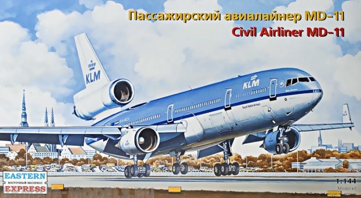 ЕЕ144102 Авиалайнер MD-11 GE KLM Восточный экспресс