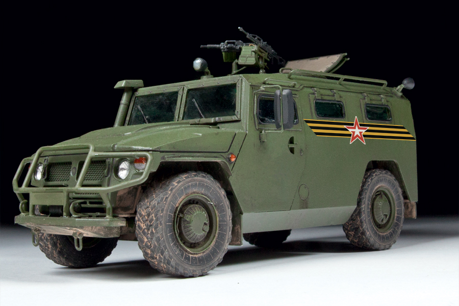 3668ПН Подарочный набор ГАЗ-233014 Тигр Звезда