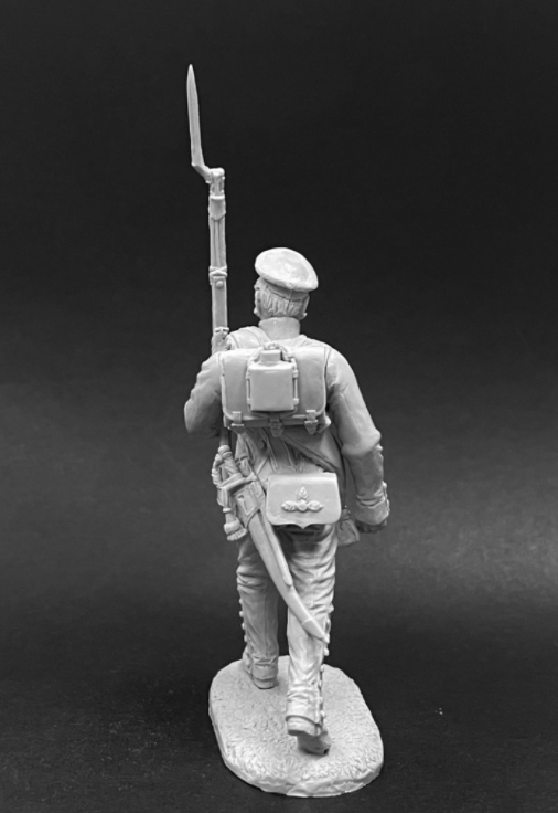 CHM-54258 Рядовой гренадерских полков и рот (2 варианта голов, 2 варианта рук), Россия 1812-14 гг. смола. Chronos Miniatures