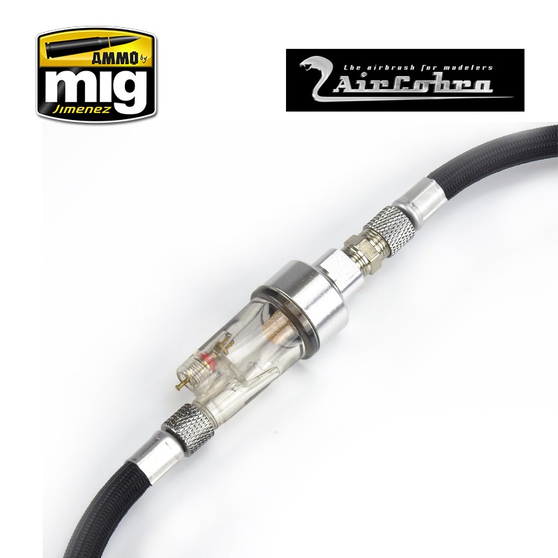 AMIG8656 6-футовый оплетеный шланг 1/8 - 1/4 с влагоотделителем (6 Foot Braided Air Hose w/ Moisture Trap)