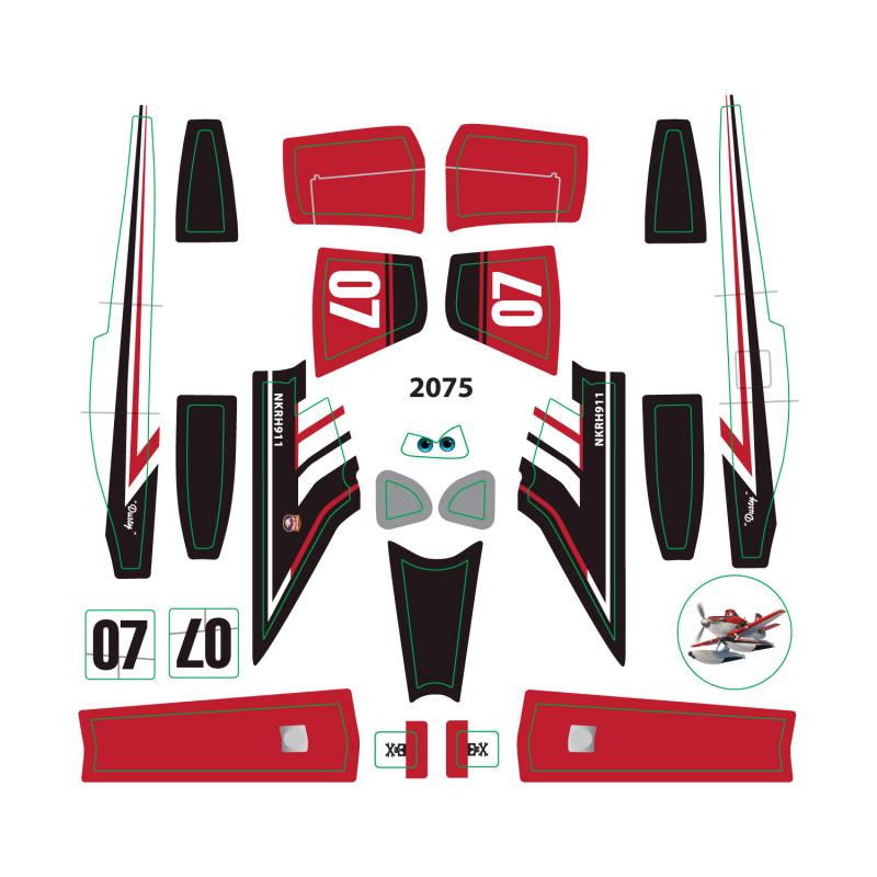 2075 Самолеты Planes-2 Дасти с поплавками. Звезда