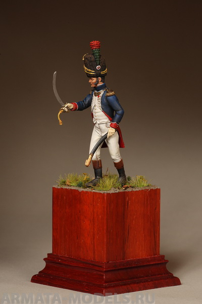 5418SOGA Major of the Foot Chasseurs of the Old Guard. France 1812. SOGA Miniatures