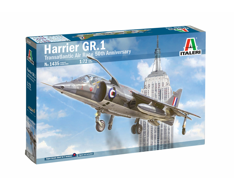 1435ИТ Самолет HAWKER HARRIER GR. 1 Italeri