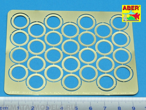 ABR-35-A52  Дополнения для  Rings between road wheels for Pz.III & Stug.III для  1/35