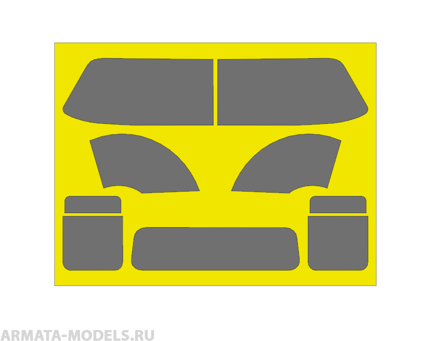 AM43102 Маска окрасочная для ЗИЛ131 AVD Models