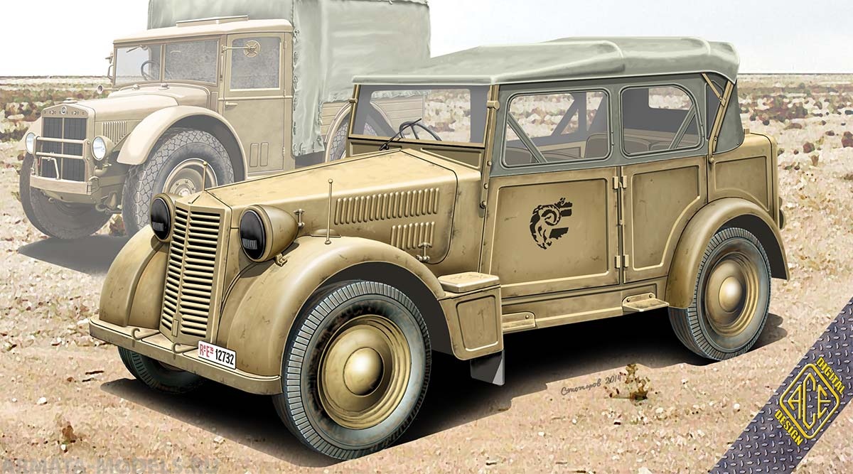 ACE72548 Лёгкий итальянский автомобиль 508 CM Coloniale ACE