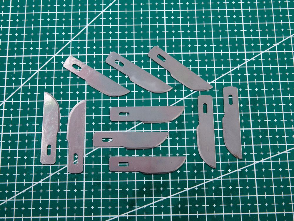 0631MCH Сменное лезвие модельного ножа №8 10 шт