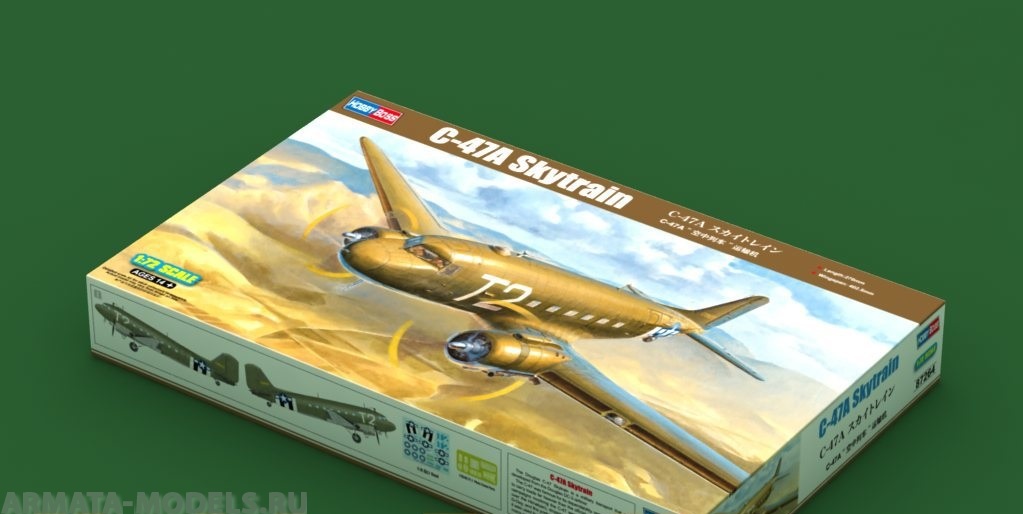 87264 Самолет C-47D Skytrain (Hobby Boss) 1/72 Hobby Boss
