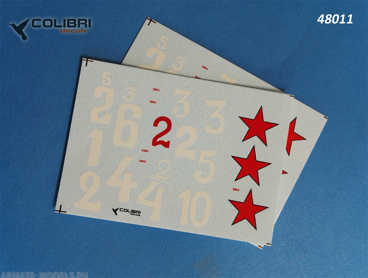 48011CD Декаль Il-2 early series (Part I) 1/48