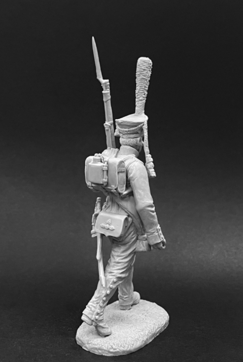 CHM-54258 Рядовой гренадерских полков и рот (2 варианта голов, 2 варианта рук), Россия 1812-14 гг. смола. Chronos Miniatures