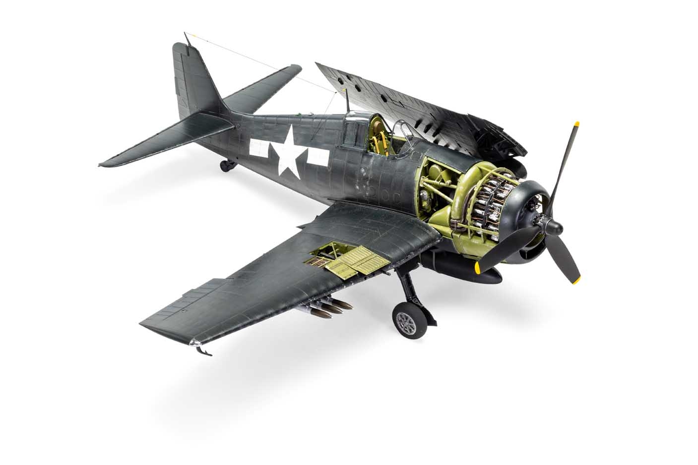 A19004 Сборная модель самолета Grumman F6-F5 Hellcat Airfix