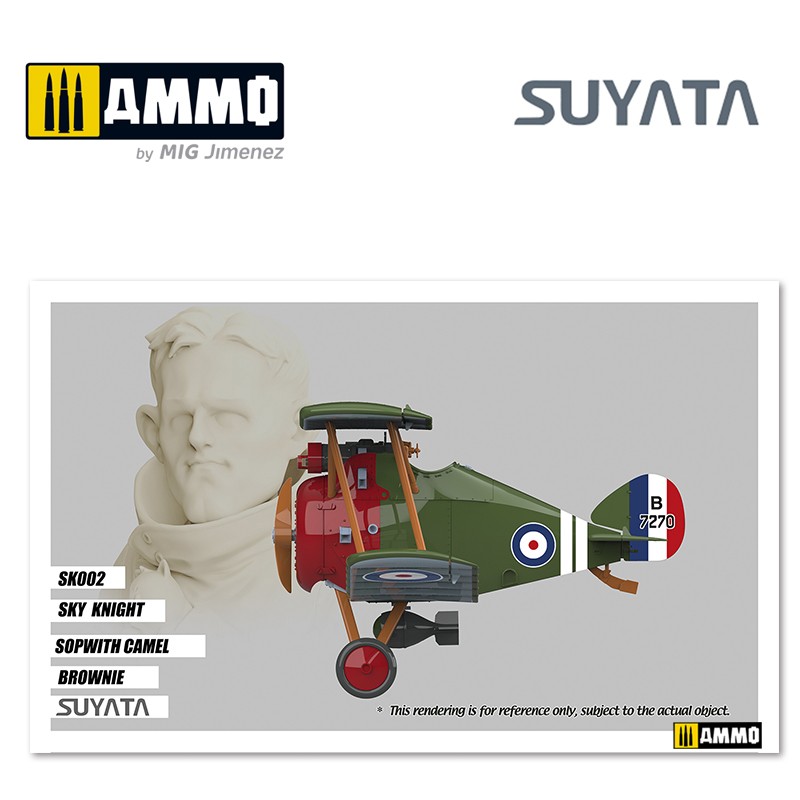 SK002 Сборная модель Sopwith Camel & “Brownie” Suyata